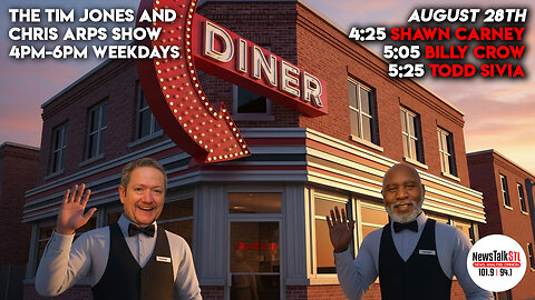 The Tim Jones and Chris Arps Show 08.28.2025 Shawn Carney | Billy Crow | Todd Sivia