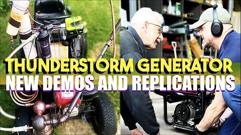 NEW Australian Replications & Demos of Malcolm Bendall's THUNDERSTORM GENERATOR | 0% Carbon Emission