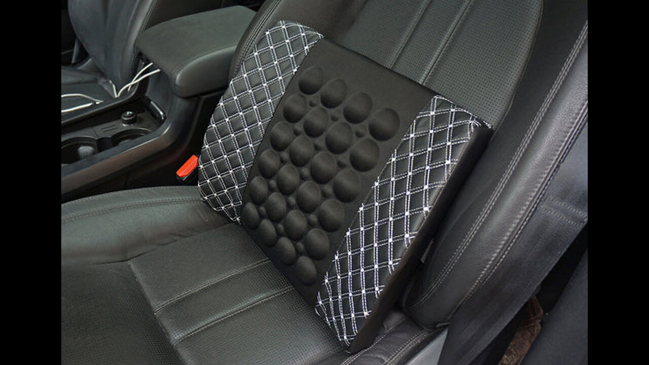 In-Vehicle Back Massage Pillow - Give Your Back A Break In Car!