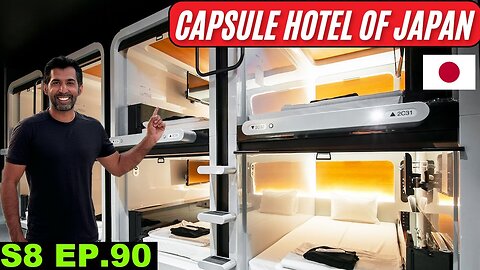 Inside 50$ Famous Capsule Hotel of Tokyo Japan 🇯🇵 S8 EP 90 | Pakistan to Japan Tour