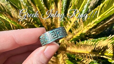 Create a Stunning Greek Inlay Ring!