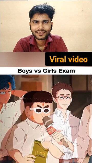 boys versus girls in exam
