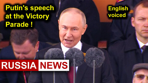 Putin's speech at the Victory Parade on May 9!