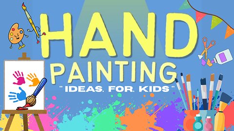 "🎨🖐️ Turn Hands into Masterpieces! | Cutest Hand Painting Ideas for Kids🖌️🌈"