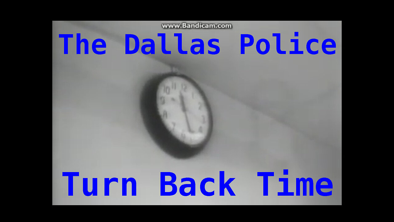 The Dallas Police Turn Back Time