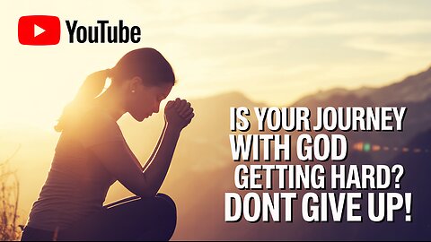 🔥 YOUR JOURNEY WITH GOD GETTING HARD? ✝️ DON'T GIVE UP NOW! (THIS IS WHY) ⚠️ #FaithTested #Spiritual