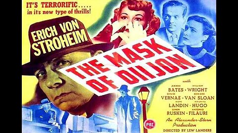 THE MASK OF DIIJON 1946 Mad Magician Gets Pleasure by Hypnotizing People to Kill FULL MOVIE in HD