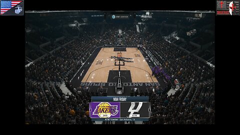 Basket Hoops 2025-2026: Game #25 [Los Angeles Lakers at San Antonio Spurs]