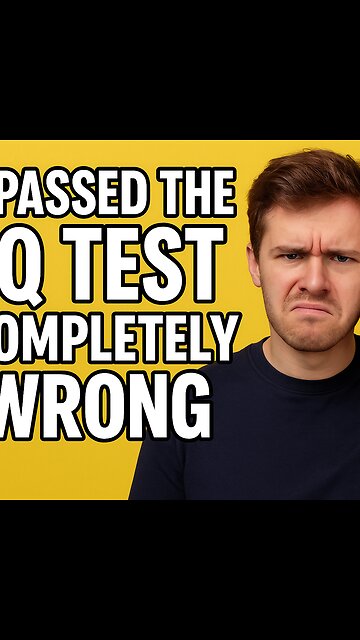 My Brain Cell Beat the IQ Test 💀