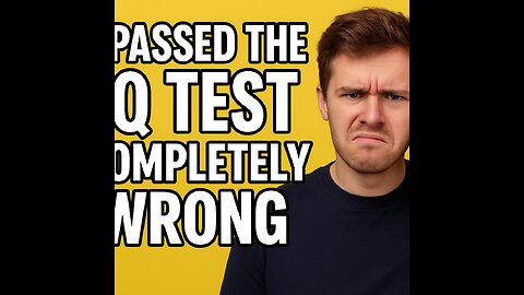 My Brain Cell Beat the IQ Test 💀