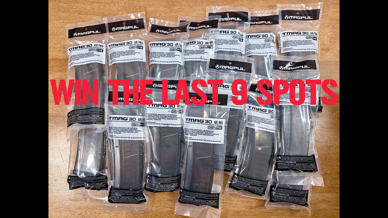15- TMAG® 30 AR/M4 GEN M3™ MINI#2 FOR THE LAST 9 SPOTS IN THE MAIN WEBINAR