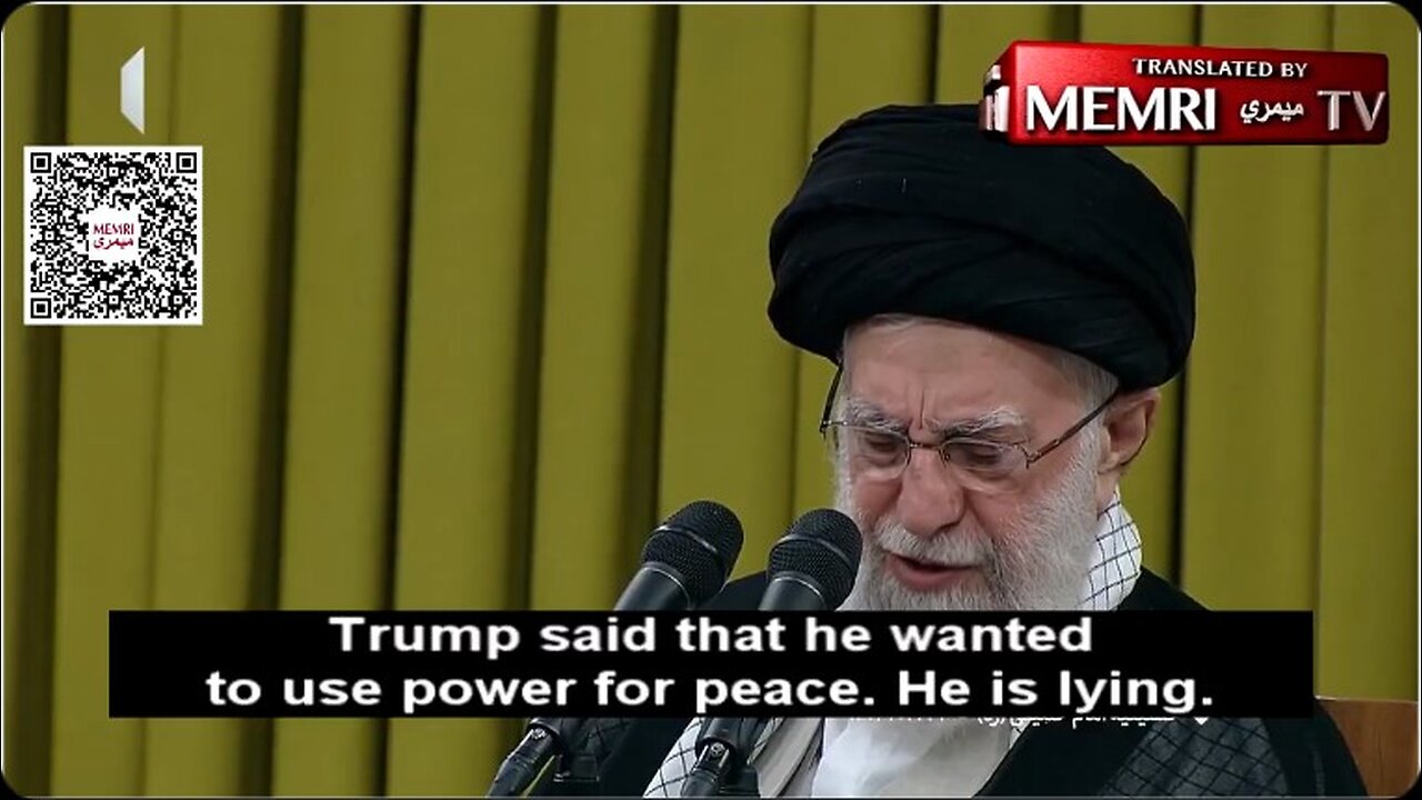 Ali Khamenei: Trump Is Lying and His Statements Are Not Worth a Response