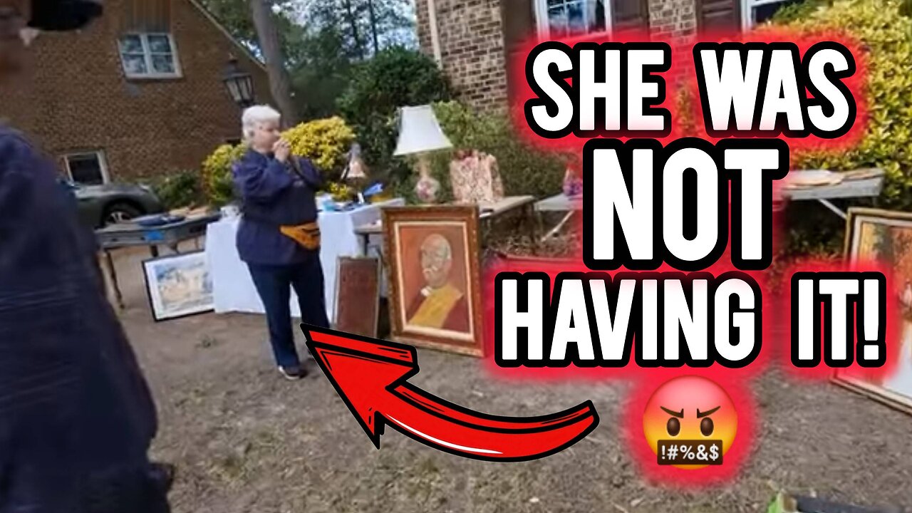 This Lady Was Not Happy! Yard Sales and Estate Sale! Let's Go!