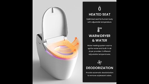 VOVO STYLEMENT TCB-8100N Smart Bidet Toilet for bathrooms