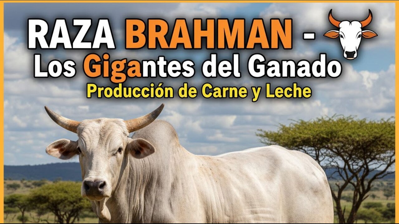 “La vaca Brahman: la raza más fuerte y resistente del mundo 🐂🔥”