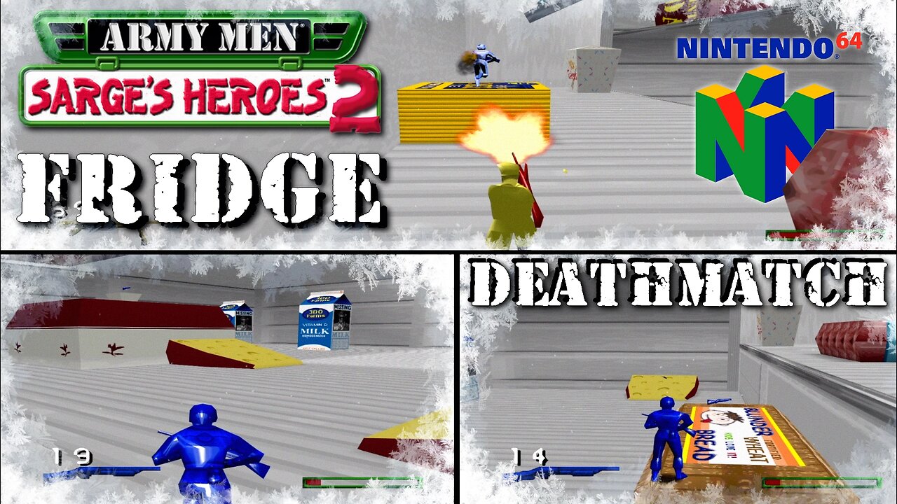 Army Men: Sarge's Heroes 2 - Multiplayer Deathmatch - Nintendo 64