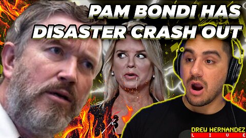 CRINGE: PAM BONDI CRASHES OUT