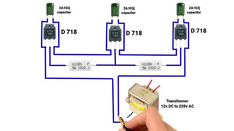 12v DC to 220v AC convert//1500W inverter circuit #inverter inverter inverter circuit