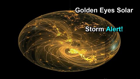 Golden Eyes Ancient Solar Storm Warnings?