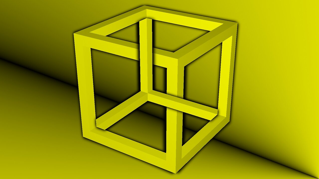 Making optical illusions in Blender N°3: Impossible Cube