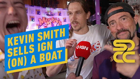 Kevin Smith Tries To Sell IGN A Boat _ Comic Con 2023
