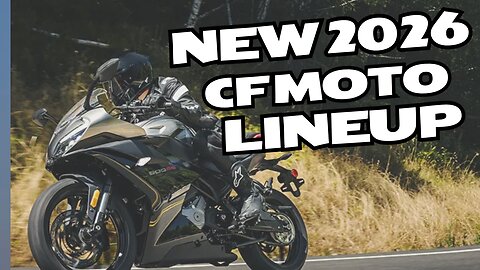 2026 CFMOTO motorcycle lineup