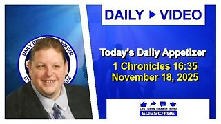 Today's Daily Appetizer (1 Chronicles 16:35)