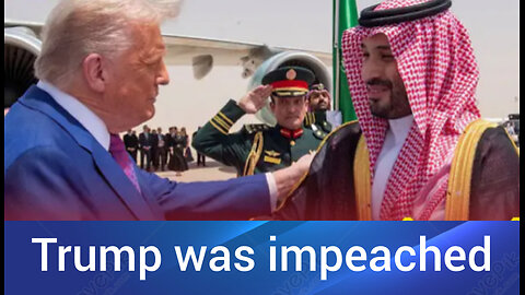 Trump was suddenly called out for impeachment while on a foreign trip.