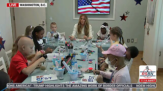 WATCH: First Lady Melania Trump Visits Children's National Hospital in Washington, D.C. - 7/3/25
