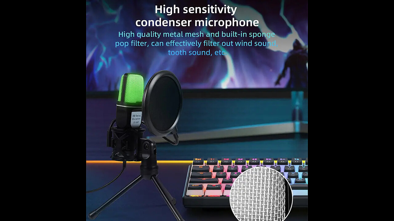 Yanmai SF-666R RGB Gaming Microphone Review