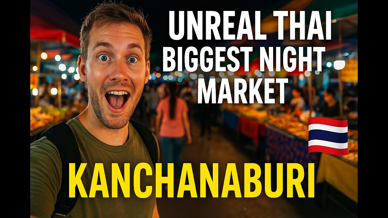 Unreal Kanchanaburi’s BIGGEST Night Market!