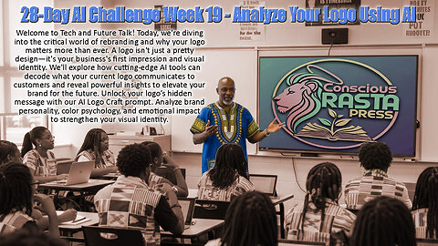 AI Challenge for Managers Part 19 - Analyze Your Logo Using AI