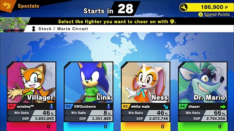 SSBU Online Spectator Mode with Special Characters Quickie 1/21/26