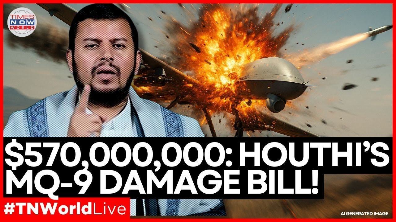 LIVE | US Drone Downed by Houthis in Yemen: Growing Tensions and Military Escalation |Trump News
