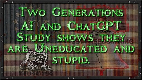 TWO GENERATIONS FULL OF RETARDS
