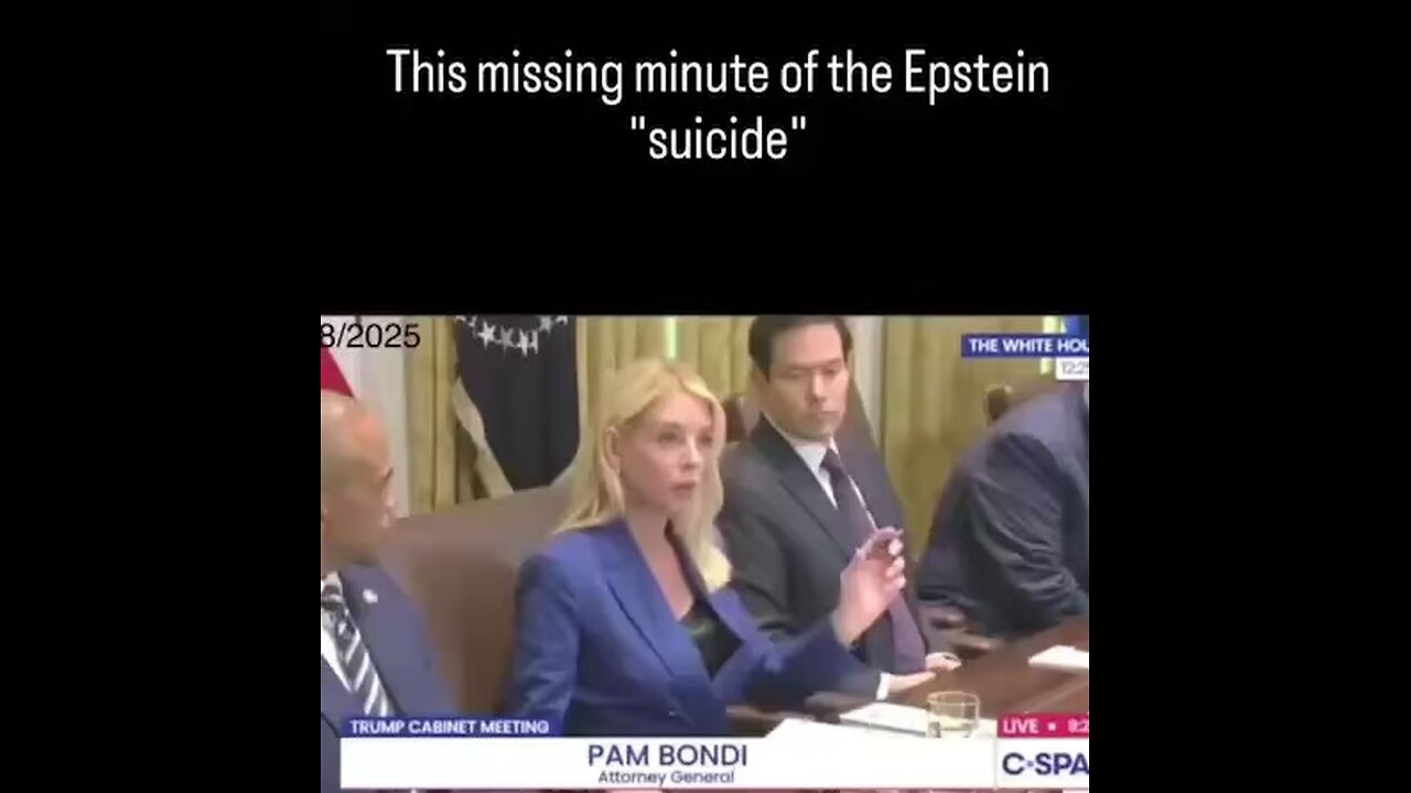 The fake missing minute of the Epstein “suicide”