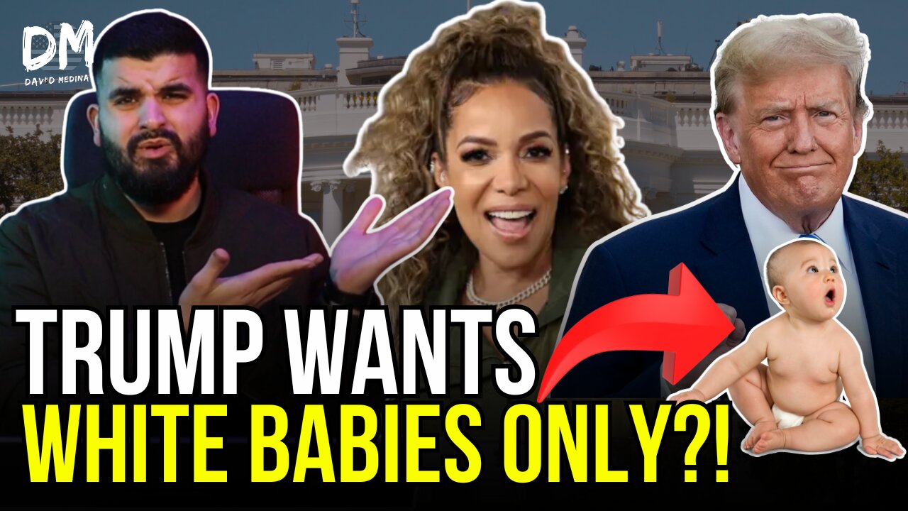 The View's Sunny Hostin Says Trump's New $5k Baby Policy Is For Whites Only 🙄