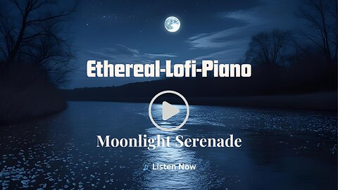 Moonlight Serenade│Ethereal Lofi Piano with Soft Ambient Textures