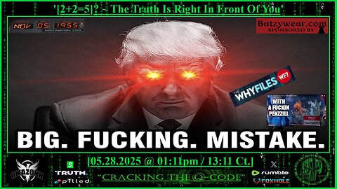 "CRACKING THE Q-CODE" ~ '[2+2=5]? ~ The Truth Is Right In Front Of You'