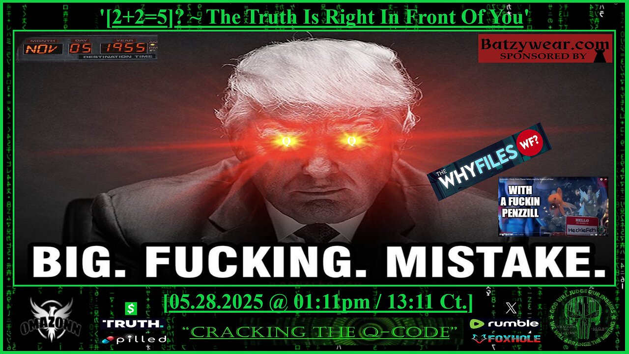 "CRACKING THE Q-CODE" ~ '[2+2=5]? ~ The Truth Is Right In Front Of You'