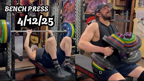 🔴 Gym Stream: Bench Press | 4/12/25 | Season 6, Episode 2 ✨