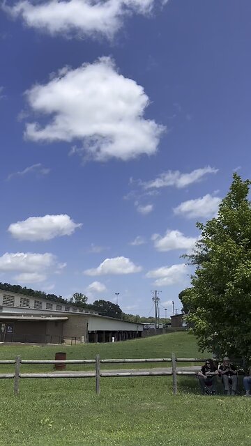 Waiting to get in…