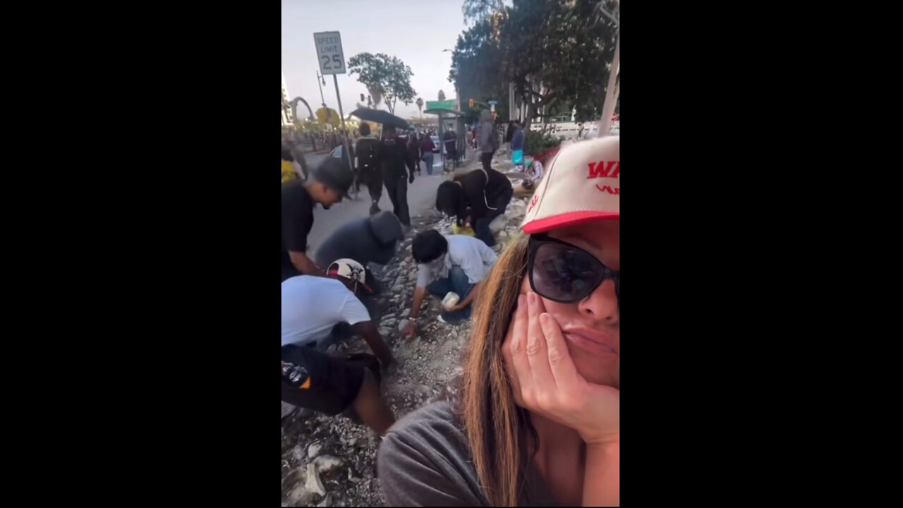 Community rock collecting event.