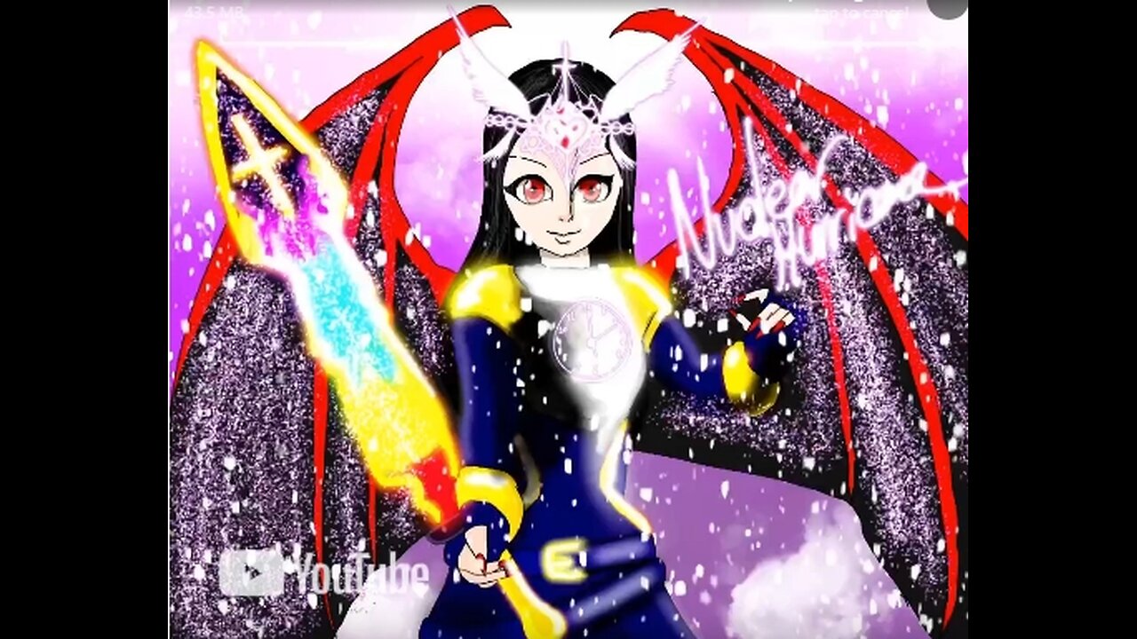 Oc speedpaint nuclear the vampire god