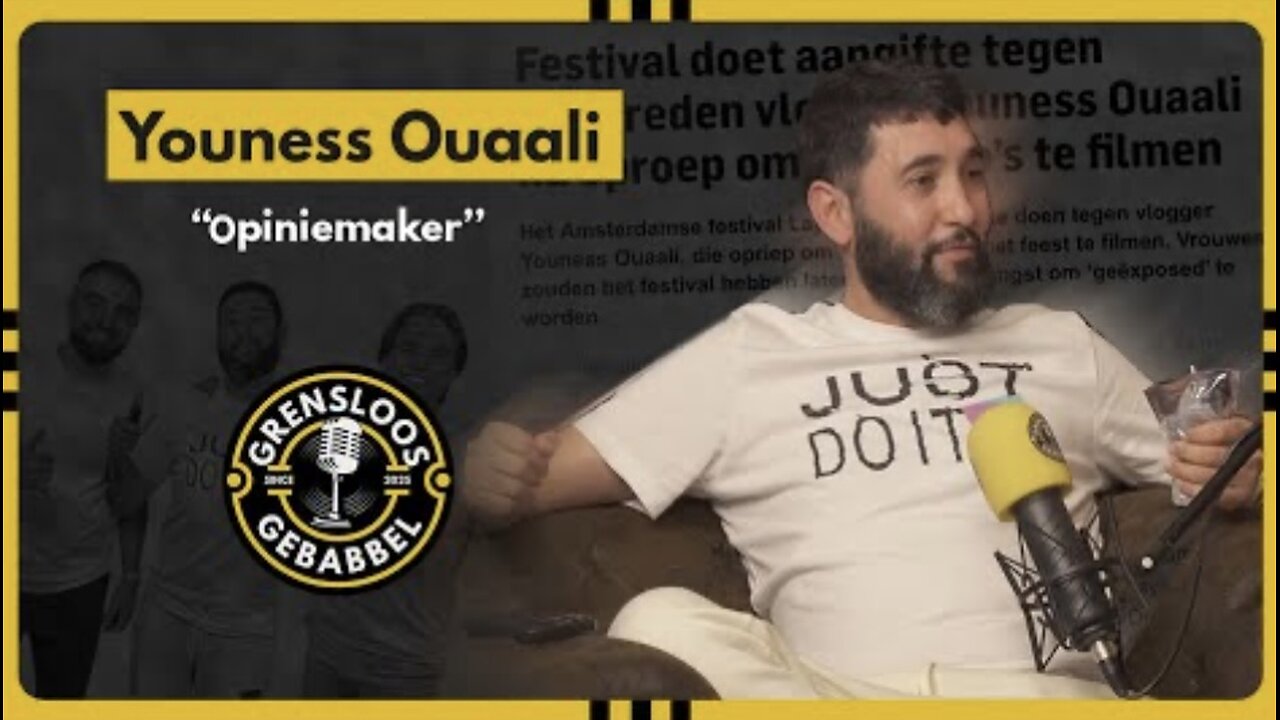 Younes oualli bij grensloos gebabbel