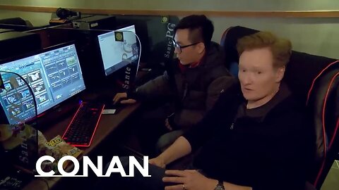 Conan Shares Computer Skills And In South Korea | Conan Without Borders