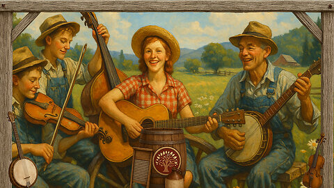 Bluegrass Instrumental 🎶019 – Banjo & Fiddle Background Music - Appalachian Folk Music