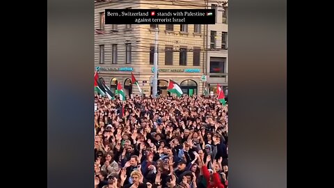 Switzerland 🇨🇭 stands with Palestine 🇵🇸 against terrorist israHELL