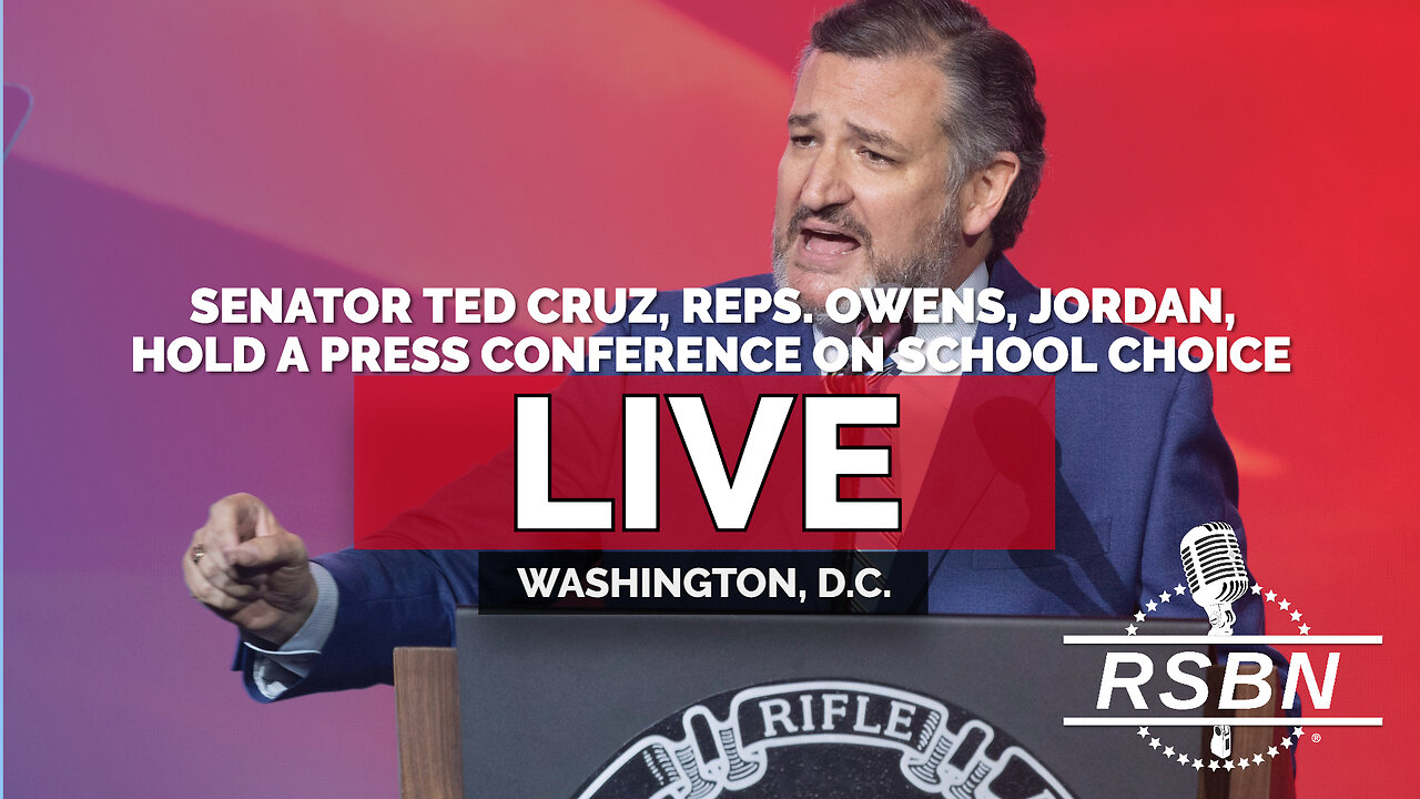 LIVE REPLAY: Senator Ted Cruz, Reps. Owens, Jordan, Hold a Press Conference on School Choice - 6/12/25