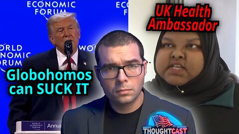 Trump tells off Globalists at Davos. 3rd world destroying Europe. 1 year of Trump. TC 1/21/26